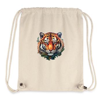 Tigerkopf gefährlich - Stanley/Stella recycelter Gym Bag - Naturweiß - Vorne