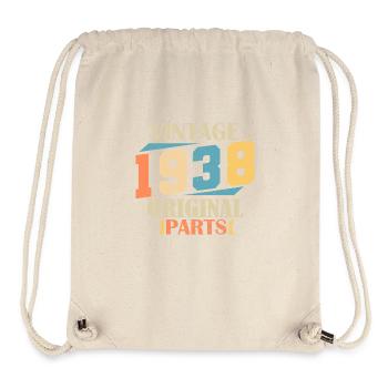 Monat 1938. 1938 Geburtstagsgeschenk. 86 Jahre alt Birt - Stanley/Stella recycelter Gym Bag - Naturweiß - Vorne