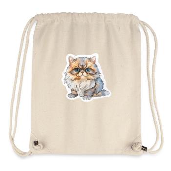 Persian cat chubby - Stanley/Stella Recycled Gym Bag - natural - Front