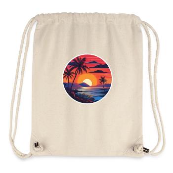 Tropisches Paradies - Stanley/Stella recycelter Gym Bag - Naturweiß - Vorne