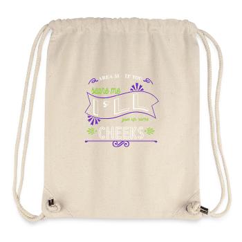 @zackiinnitbrahhh birthday present - Stanley/Stella recycelter Gym Bag - Naturweiß - Vorne