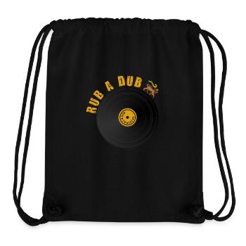 Roots Dub Reggae - Sac à cordon recyclé Stanley/Stella - noir - Devant