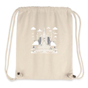 valhalla 3 - Sac à cordon recyclé Stanley/Stella - blanc naturel - Devant