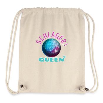 Schlager Queen Schlagerfan Schlagerparty - Stanley/Stella recycelter Gym Bag - Naturweiß - Vorne