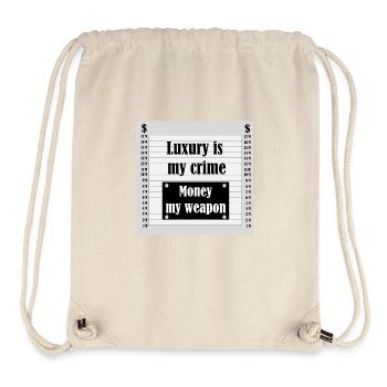 Luxury is my crime - Stanley/Stella Recycled Gym Bag - natural - Front
