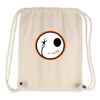 Halloween Totenschädel - Stanley/Stella recycelter Gym Bag - Naturweiß - Vorne