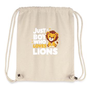 Lion Lion Animal Africa - Stanley/Stella Recycled Gym Bag - natural - Front
