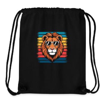 Lion Lion Animal Africa - Stanley/Stella Recycled Gym Bag - black - Front