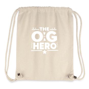 Der OG-Held - Stanley/Stella recycelter Gym Bag - Naturweiß - Vorne