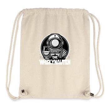 Logo Whiskynaut 2025 (Ordre de nuit) - Sac à cordon recyclé Stanley/Stella - blanc naturel - Devant