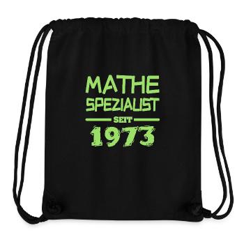 Math 1973 - Stanley/Stella Recycled Gym Bag - black - Front