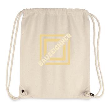 Dessinateur - Sac à cordon recyclé Stanley/Stella - blanc naturel - Devant