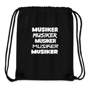 Musician - Stanley/Stella Recycled Gym Bag - black - Front