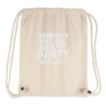 Holiday destination Sardinia - Stanley/Stella Recycled Gym Bag - natural - Front