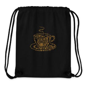 coffee coffee coffee - Stanley/Stella Recycled Gym Bag - black - Front