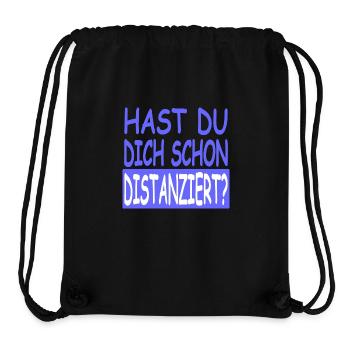 Distanziert Vers.2 - Stanley/Stella recycelter Gym Bag - Schwarz - Vorne