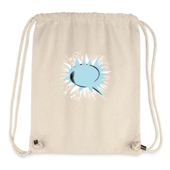 Speech bubble empty - Stanley/Stella Recycled Gym Bag - natural - Front