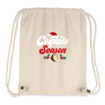 Coquito Season Rum Drink Coconut Puerto Rican - Stanley/Stella Recycled Gym Bag - natural - Front