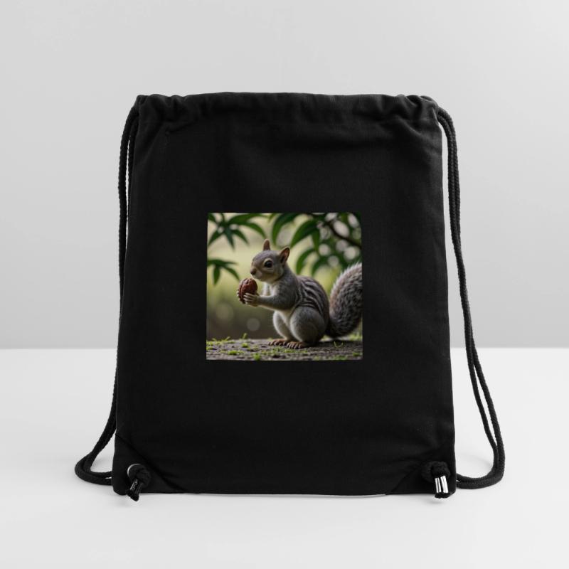 Squirrel with nut - Eichhörnchen mit Nuss Stanley/Stella Recycled Gym Bag
