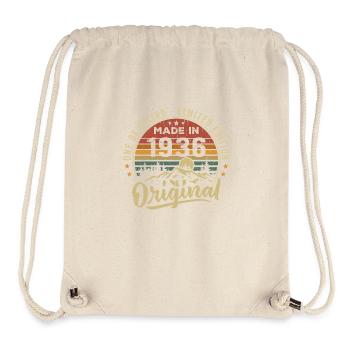 Born 1936 Original Retro Vintage Birthday 1936 - Stanley/Stella Recycled Gym Bag - natural - Front