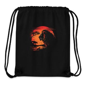 Lion Wildcat - Stanley/Stella Recycled Gym Bag - black - Front