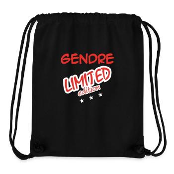 GENDRE LIMITED EDITION - Stanley/Stella Recycled Gym Bag - black - Front