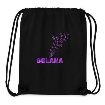 comme amusant - Sac à cordon recyclé Stanley/Stella - noir - Devant