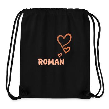 Roman as a given name - Stanley/Stella Recycled Gym Bag - black - Front