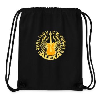 Gitarre Alexa - Stanley/Stella recycelter Gym Bag - Schwarz - Vorne
