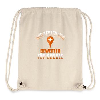 google local guide shirt - Stanley/Stella recycelter Gym Bag - Naturweiß - Vorne