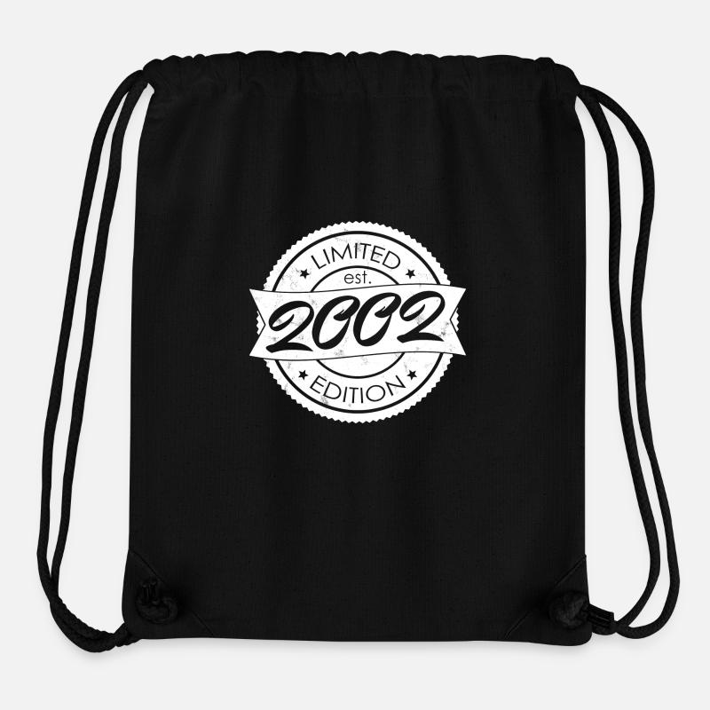 Limited Edition 2002 EST - Sac à cordon recyclé Stanley/Stella - noir