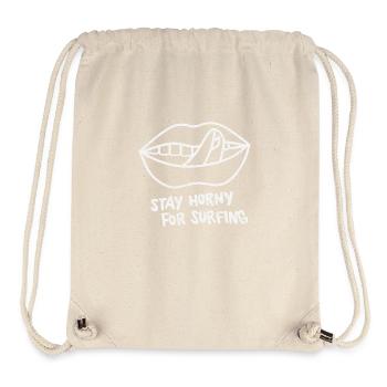 stay horny for surfing - Stanley/Stella Recycled Gym Bag - natural - Front