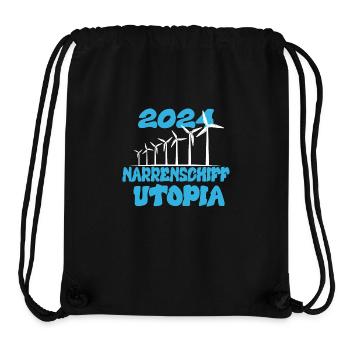 Ship of Fools Utopia, year 2024 - Stanley/Stella Recycled Gym Bag - black - Front
