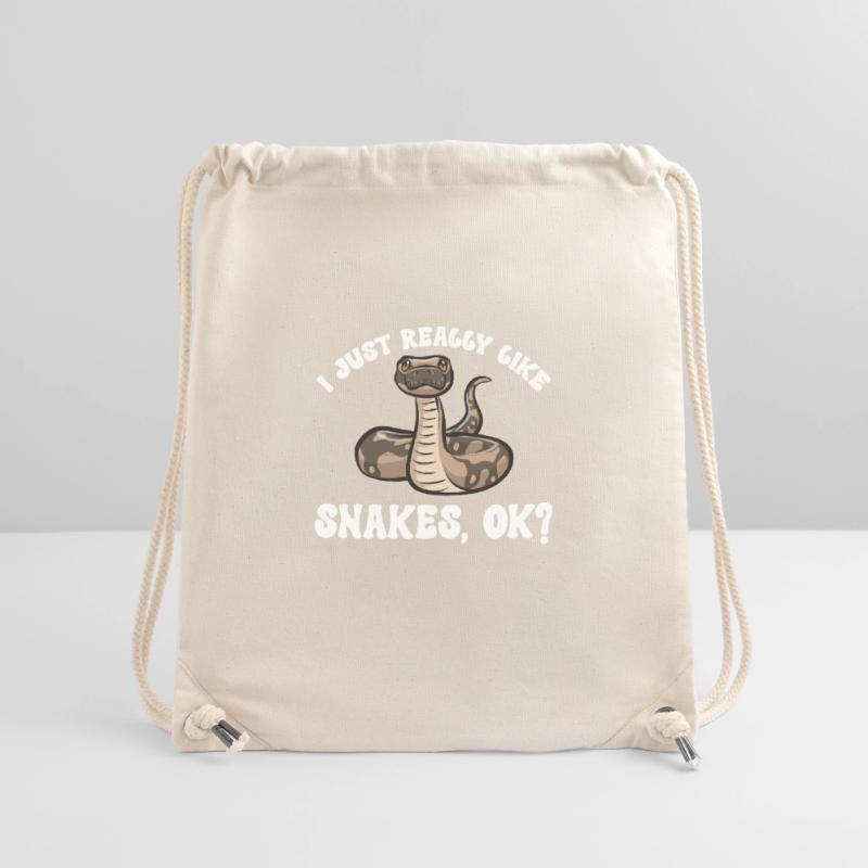 Ball Python Schlange Königspython Stanley/Stella recycelter Gym Bag