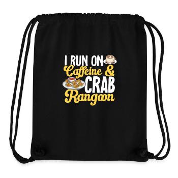 Krabben Rangoon Crabe Rangoon - Sac à cordon recyclé Stanley/Stella - noir - Devant