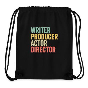 Writer Producer Actor Director Film Maker Movie - Stanley/Stella Recycled Gym Bag - black - Front