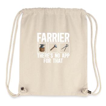 Farrier Horseshoe Horseshoeing - Stanley/Stella Recycled Gym Bag - natural - Front