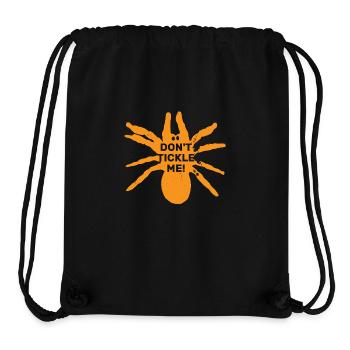 Don't tickle me ! Spider Halloween Orange Funny - Stanley/Stella Recycled Gym Bag - black - Front