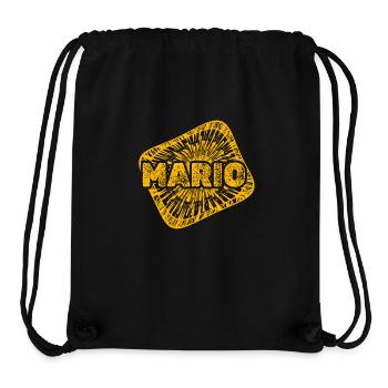 Sternenstaub Mario - Stanley/Stella recycelter Gym Bag - Schwarz - Vorne