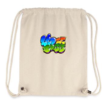 Leo Zeboss Graffiti Name - Stanley/Stella recycelter Gym Bag - Naturweiß - Vorne
