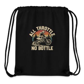 Motocross – Only full throttle counts - Stanley/Stella Recycled Gym Bag - black - Front