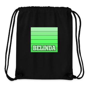 Tochter Belinda - Stanley/Stella recycelter Gym Bag - Schwarz - Vorne