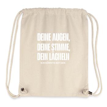 Je pouvais vomir - Sac à cordon recyclé Stanley/Stella - blanc naturel - Devant