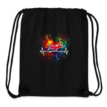 RC Modellflug Herzschlag - Stanley/Stella recycelter Gym Bag - Schwarz - Vorne