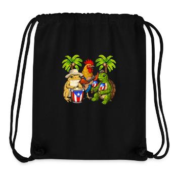 Puerto Rico Fiesta - Stanley/Stella recycelter Gym Bag - Schwarz - Vorne