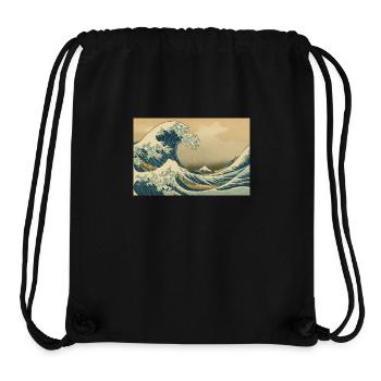 wave - Stanley/Stella Recycled Gym Bag - black - Front