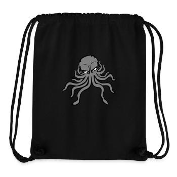 Oktopus Kraken Tintenfisch Kopffüßer böser Blick - Stanley/Stella recycelter Gym Bag - Schwarz - Vorne