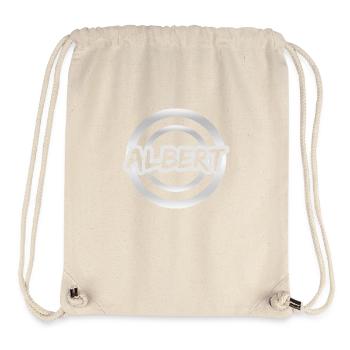 Cadeau Albert - Sac à cordon recyclé Stanley/Stella - blanc naturel - Devant