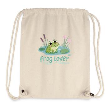 Frosch-Liebhaber - Stanley/Stella recycelter Gym Bag - Naturweiß - Vorne