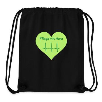Pflege - Stanley/Stella recycelter Gym Bag - Schwarz - Vorne
